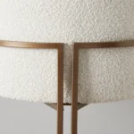 Laura Cream Boucle Dining Chair - Image 7