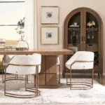 Laura Cream Boucle Dining Chair - Image 12