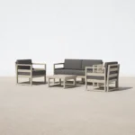 4-Piece Polypropylene Outdoor Seating Set - Image 9