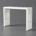 Mek Modern White Console Table - Image 3