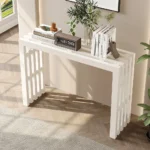 Mek Modern White Console Table - Image 9