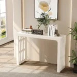 Mek Modern White Console Table - Image 10