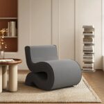 Nordic S-shaped Single Chair - Image 3