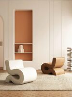 Nordic S-shaped Single Chair - Image 11