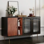Norway Modern Sideboard Buffet 3 Door Cabinet - Image 2
