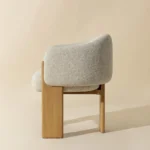 Rayan Dining Armchair - Rustic Oak - Image 4