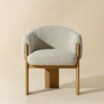 Rayan Dining Armchair - Rustic Oak - Image 3