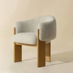 Rayan Dining Armchair - Rustic Oak - Image 2