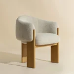 Rayan Dining Armchair - Rustic Oak