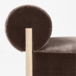 Rulla Coffee Faux Mohair Daybed - Image 3