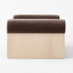 Rulla Coffee Faux Mohair Daybed - Image 4