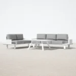 Contemporary Sectional Sofa Set with Coffee Table