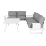 Contemporary Sectional Sofa Set with Coffee Table - Image 3