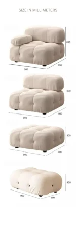 Riz Ottoman Modular Sofa - Image 18
