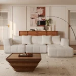Skarn Plush Velvet Modular Sofa - Image 4
