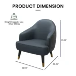 Sleek Lounge Chair - Image 9