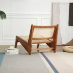 Japandi Rattan Accent Chair - Image 4