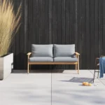 Scandinavian Teak Loveseat - Image 2