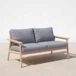 Scandinavian Teak Loveseat - Image 3