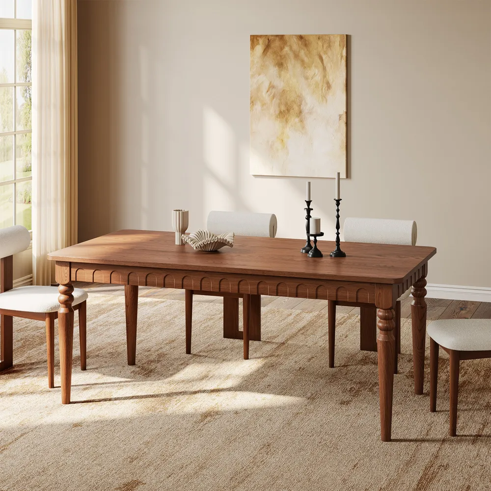 The-Arbour-Ash-Wood-Dining-Table-10.webp The Arbour Ash Wood Dining Table - Image 1