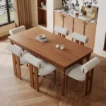 The Arbour Ash Wood Dining Table - Image 2