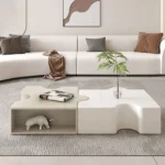 Puzzle-Shaped Modular Coffee Table - Image 2