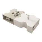 Puzzle-Shaped Modular Coffee Table - Image 4