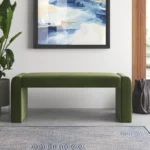 Modern Upholstered Velvet Bench
