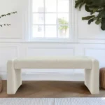 Modern Upholstered Velvet Bench - Image 11