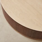 Lux Walnut Veneer Coffee Table - Image 3