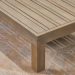 Outdoor Wooden Slatted Sofa Set - Image 32