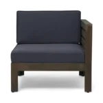 Outdoor Wooden Slatted Sofa Set - Image 30