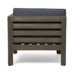 Outdoor Wooden Slatted Sofa Set - Image 26