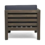 Outdoor Wooden Slatted Sofa Set - Image 23