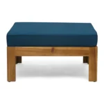 Outdoor Wooden Slatted Sofa Set - Image 9
