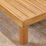 Outdoor Wooden Slatted Sofa Set - Image 20