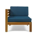 Outdoor Wooden Slatted Sofa Set - Image 2