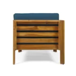Outdoor Wooden Slatted Sofa Set - Image 10