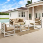 4-Piece Outdoor Sofa Conversation Set - Image 4