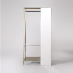 Augsberg Wardrobe Brass & Black