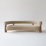 Castles Curved Boucle Sofa - Image 5
