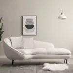 Linen Chaise Longue Sofa