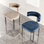 Modern Velvet Accent Chair - Image 2