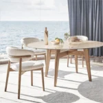 Scandinavian Bouclé Chair - Image 2