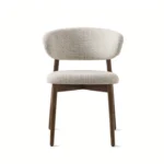 Scandinavian Bouclé Chair - Image 3