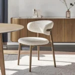 Scandinavian Bouclé Chair - Image 4