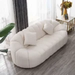 Oval Lounge Sofa - Image 7