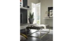 Antique Brass Cocktail Ottoman - Image 12