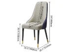 Low Armed Dining Chair Set - Image 10