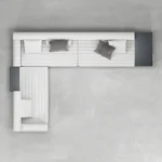 Seven Corner L-Shaped Sectional Sofa - Image 4